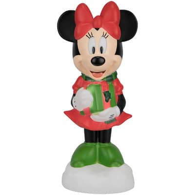 14" Disney Minnie Mouse Lighted Blow Mold - Holiday and Christmas Home Decor