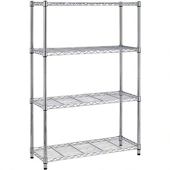 14''Dx36''Wx54''H 4-Shelf Wire Sheing Unit Garage NSF Busin Wire Shelf Metal Large Storage Shees Heavy Duty Height Utility Commercial Grade Steel Layer Shelf Rack Organizer 1000 LBS