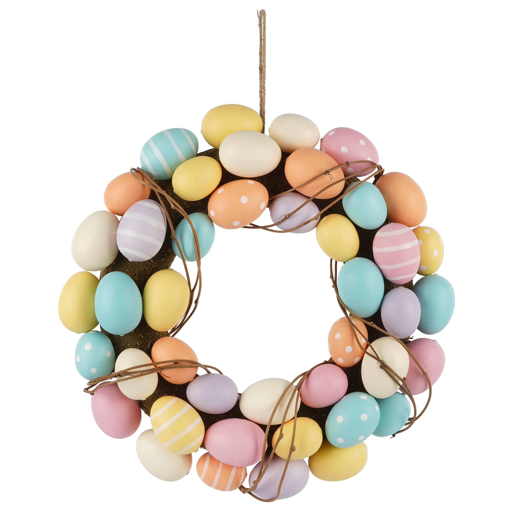 SDJMa Easter Wreath, Happy Easter Door Hanging Sign Wooden