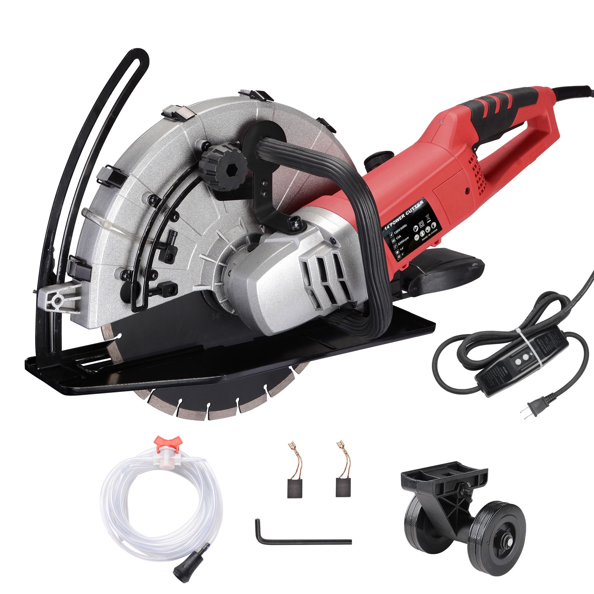14 Electric Concrete Saw Disc Cutter Wet Dry Circular Blade for Granite  Stone 