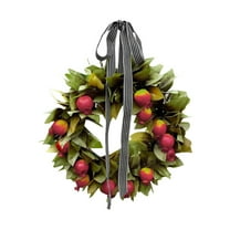14" Fall Wreaths for Front Door with Leaf and Berry, Fall Decor Autumn Wreath for Thanksgiving Day, Fall Porch Decor, Fall Wreaths for Home Decoraction (Fall Wreath)