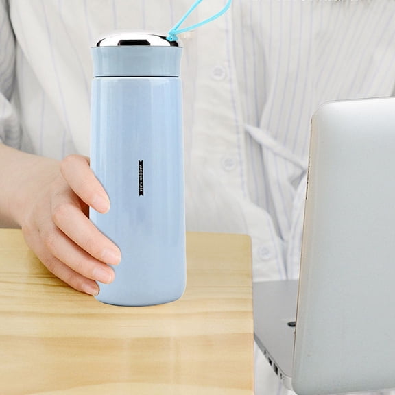 14 Fl Oz Small Thermos for Coffee Mini Thermos Hot Water Stainless Steel Water Bottle 418Ml Tumbler Thermos Coffee for Hot Water 1 Coffee Cup for Travel Gym Back-to-Sc-hool supplies