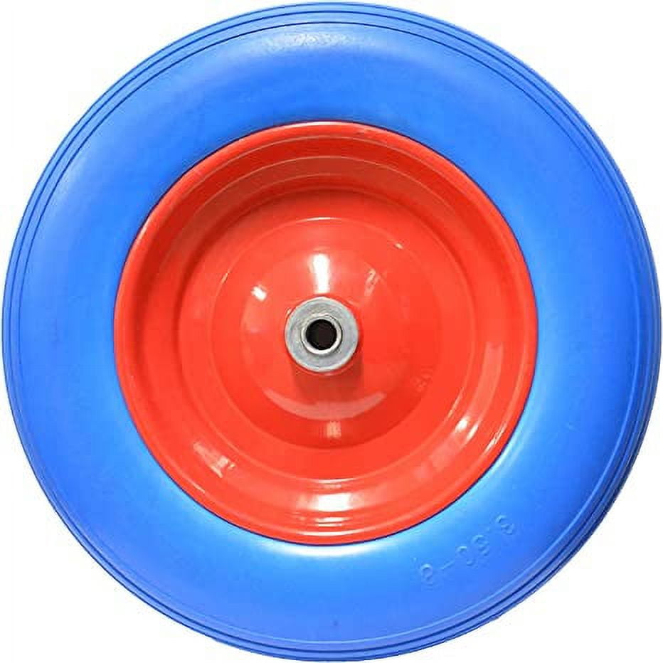 14" Flat Free Wheel Barrow Tire (5/8" Center Shaft Hole)