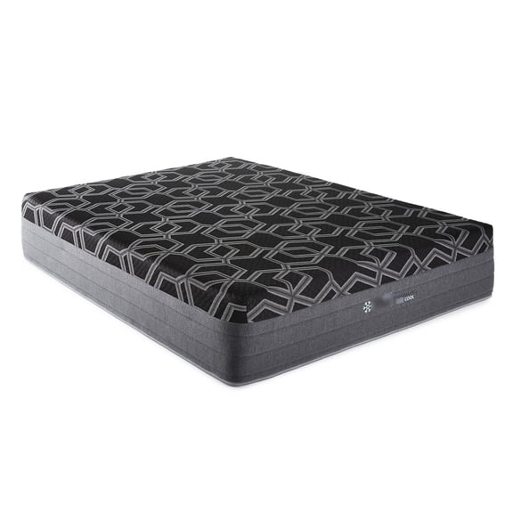 14" Foam+Spring Product - Airflow and Movement Isolation - Queen Bed Scene - Peaceful Rest