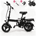 thumbnail image 1 of 14” Folding Electric Bike, Peak 500W Motor 36V 12Ah Battery, 20 mph, 20+ Miles PAS Range Ebike for Adult and Teen, UL 2849, 1 of 8