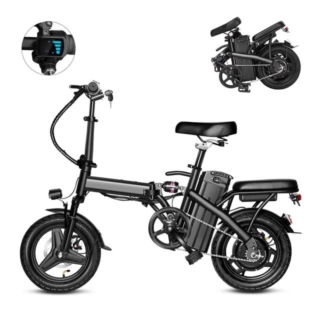 Curated visual reference: Visual Reference: 14 Folding Electric Commuter Bike 20 Miles Range 20Mph Speed