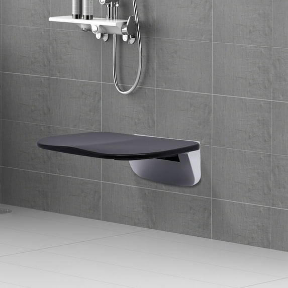 14" Folding Shower Seat Wall Mounted Bench Modern Bathroom Shower Stool 440LBS