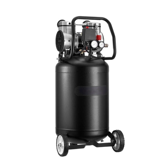 14 Gallon Air Compressor, 2HP Oil-Free Portable Compressor - 125 PSI Max, 4.3 SCFM - for Tire Inflation, Auto Repair, Spray Painting & Nailing