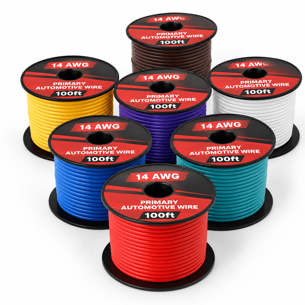 14 Gauge Automotive Wire - 700ft 7-color Cca Stranded - Walmart.com