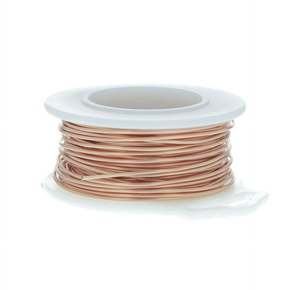 14 Gauge Round Natural Enameled Craft Wire - 10 ft