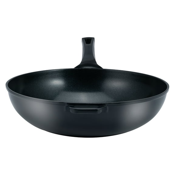 14" Green Ceramic Wok by Ozeri, with Smooth Ceramic Non-Stick Coating (100% PTFE and PFAS Free)