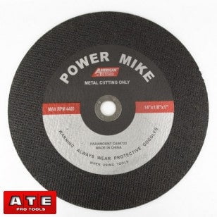14" High Speed Metal Cutoff Cut-Off Abrasive Steel Cutting Wheel