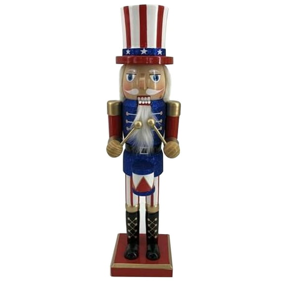 14" Patriotic DrummerChristmas Nutcracker