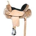 thumbnail image 1 of 14 In Flex Tree Western Horse Saddle American Leather Trail Barrel By Hilason, 1 of 7