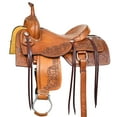 thumbnail image 1 of 14 In HILASON Horse Cutting Cutter Trail Pleasure American Leather Saddle, 1 of 7