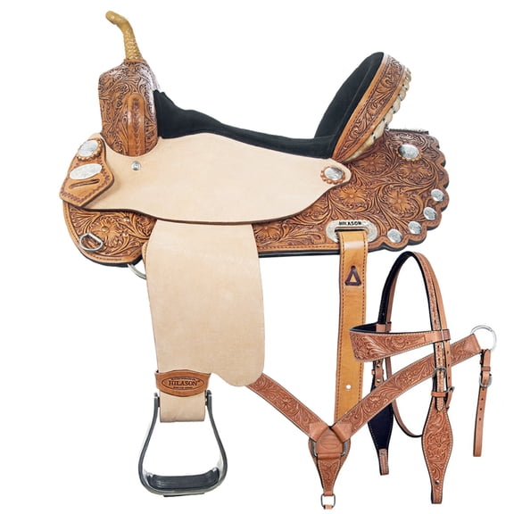 14 In Western Horse Treeless Saddle American Leather Trail Barrel Tack