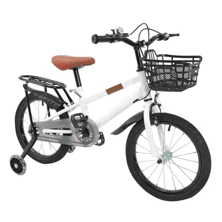 14 Inch 18 Inch Kids Bike with Light Up Training Wheels Kids' Bicycle for Boys Girls Age 6-14 Years, Children Bikes, Multiple Colors