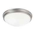 thumbnail image 1 of 14 Inch 3 Light Flush Mount In Modern Style 14 High By 4.25 Wide-Matte Nickel Finish Capital Lighting 2034Mn, 1 of 2
