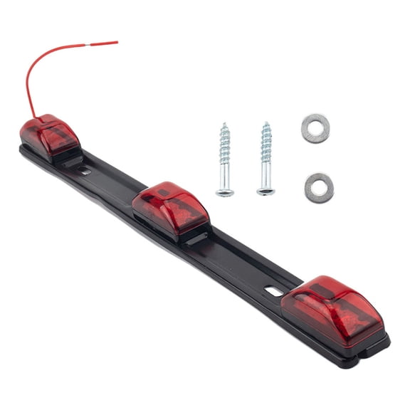 14 Inch 3 Lights 9 Led Id Light Bar Trailer Lights