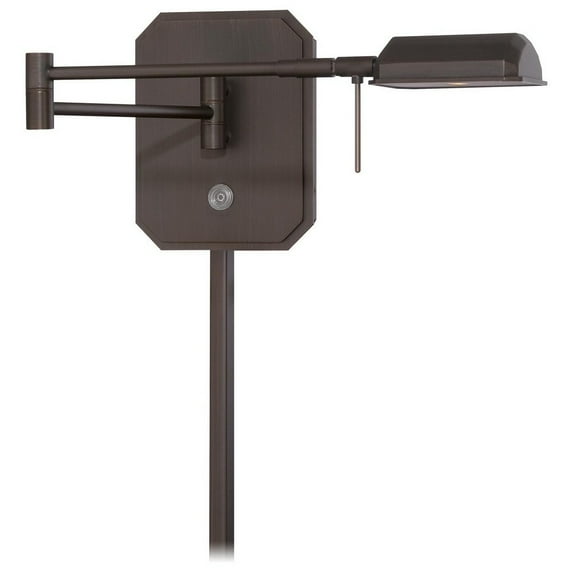 14 Inch 8W 1 Led Swing Arm Wall Sconce-Copper Bronze Patina Finish George Kovacs Lighting P4348-647