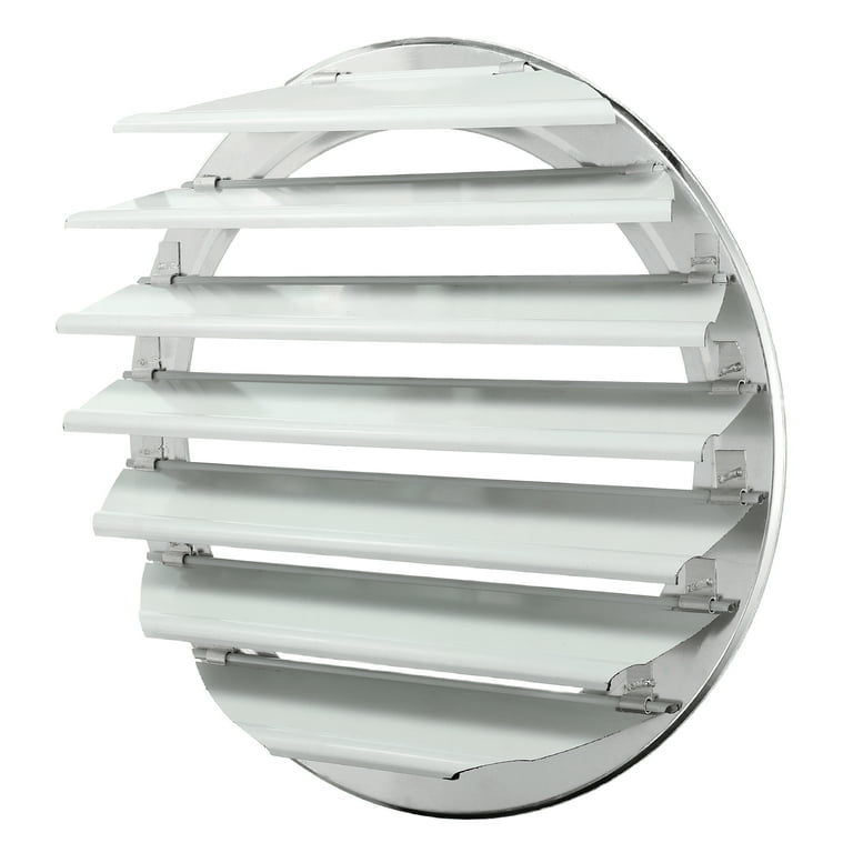 Uxcell Aluminum Vent Cover, Louver Shutter Exhaust Fan Louvered - Main Image