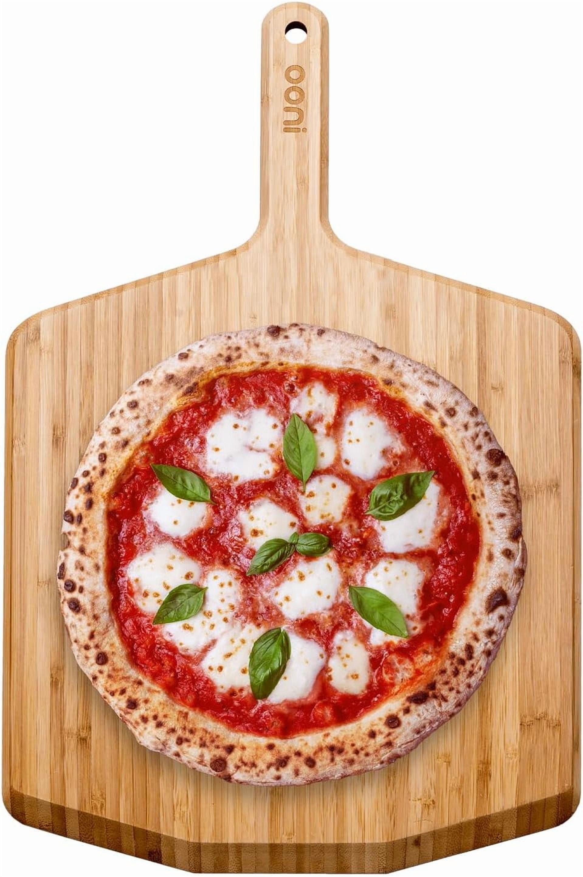 14 Inch Bamboo Pizza Peel with 22.6 Inch L x 14 Inch W Dimensions ...