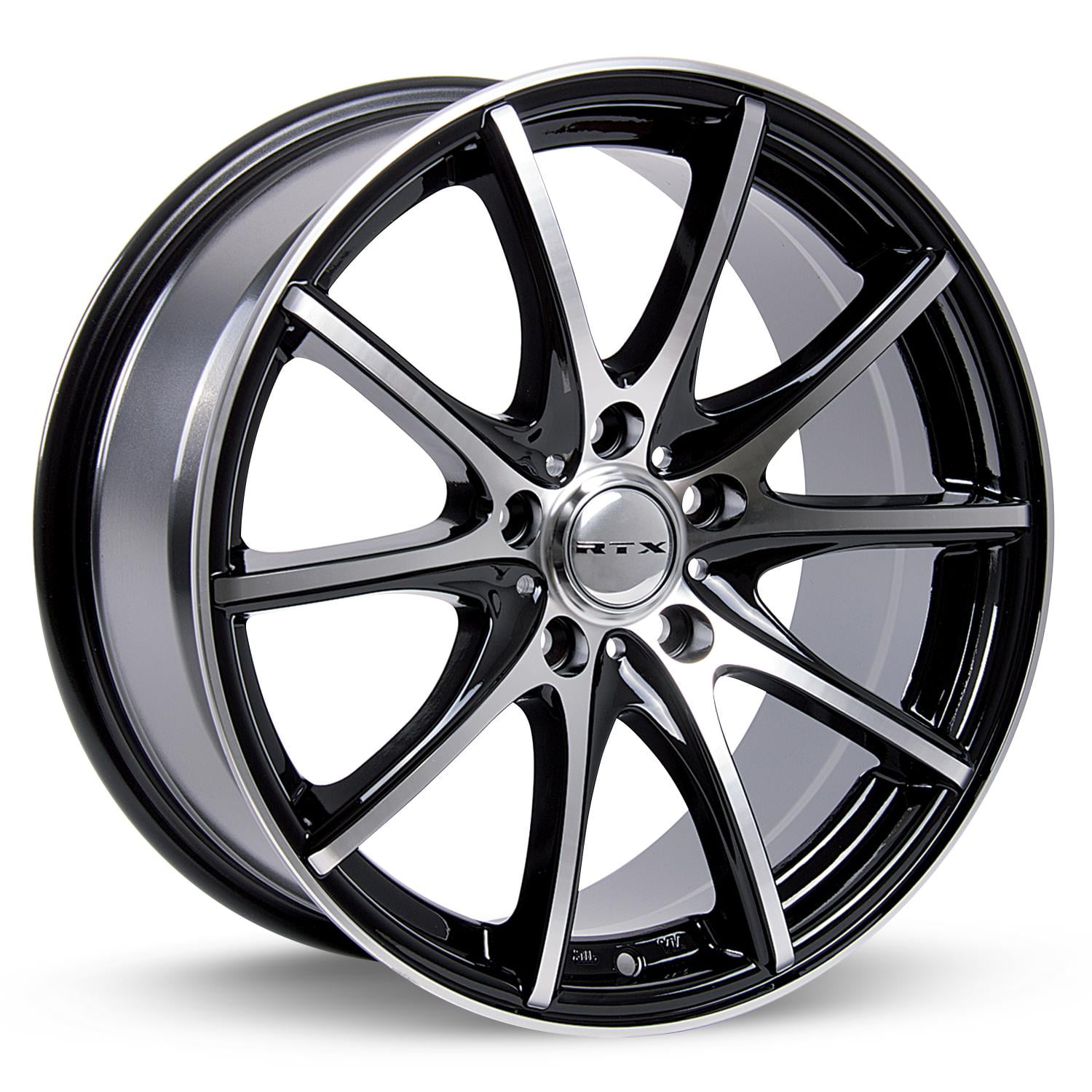 14 Inch Black Alloy Wheel Rim for Chevrolet Spark, RTX 81455 14x6 4x100 4Lug