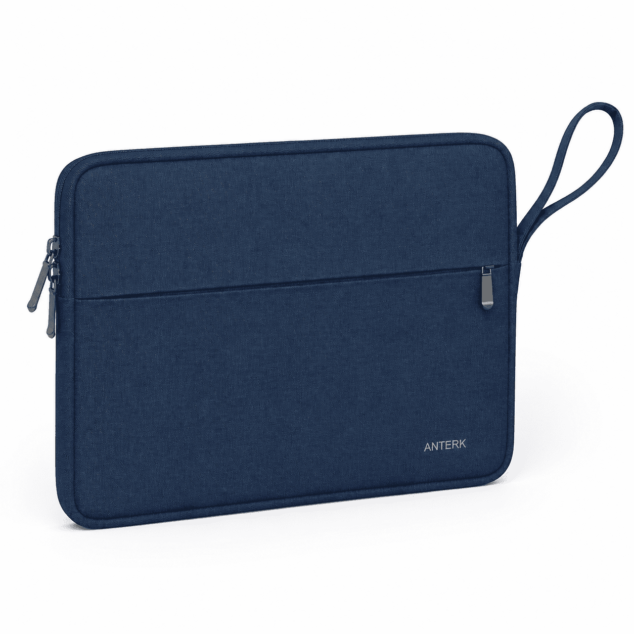 14 Inch Blue Water Resistant Laptop Sleeve Case with Handle and Front ...