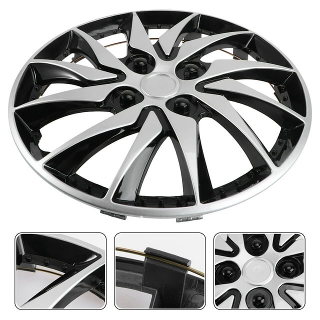 14 Inch Car Wheel Case Hubcap for Car Hub Auto Refit Accessory (Silver