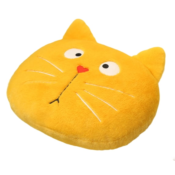 14 Inch Cartoon Soft Cat Plush Toy Seat Cushion for Comfortable Support, Premium Decorative Accent Pillow and Stuffed Animal Body Pillow