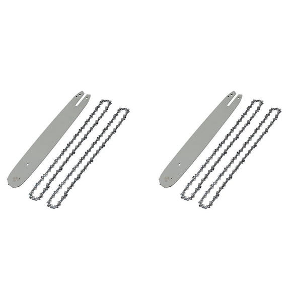 14 Inch Chain Saw Guide Bar with 4Pcs Chains for 017 MS170 MS171 MS170/MS180/MS230/MS250 All Types Steel