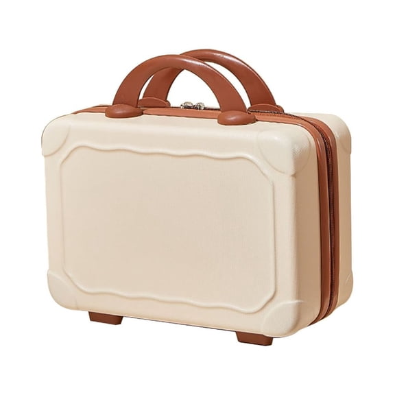 14 Inch Cosmetic Bag Portable Travel Makeup Suitcase Hand Luggage Carrying Bag