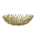 thumbnail image 1 of 14 Inch Decorative Bowl, Aluminum, Tree Branch Design, Gold, 1 of 3