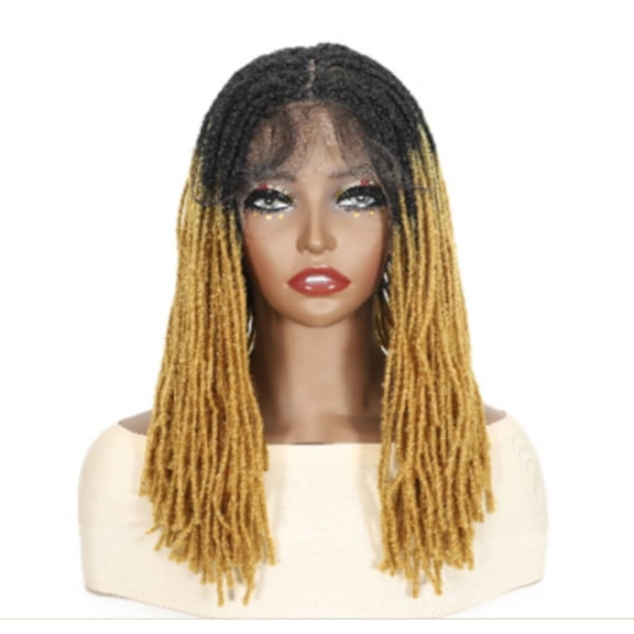 14 Inch Dreadlock Wig Full Lace, Dreadlock Extensions with Baby Hair, Braided Wig For Black Women
