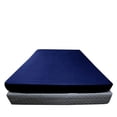 thumbnail image 1 of 14 Inch Extra Deep Fitted Sheet/Bottom Sheet (Twin XL, Stripe Royal Blue) - 1800 Series Brushed Microfiber - Deep Pocket Fitted Sheet by The Great American Store, 1 of 4