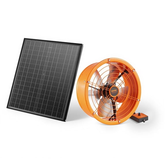 14 Inch Gable Mount Fan 1300 CFM Attic Exhaust Fan with Adjustable Thermostat
