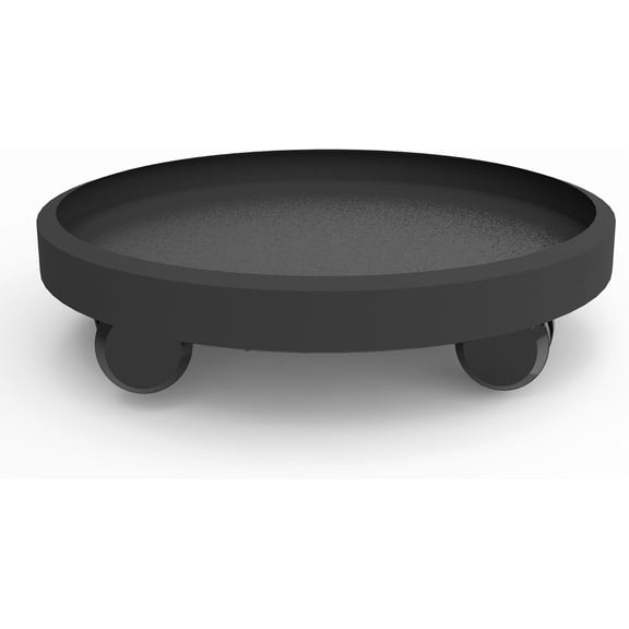 14 Inch Heavy Duty Plant Caddie with Wheels,Rolling Stand Pot Trolley,Wheeled Planter Saucer Tray,Potted Flower Mover Dolly Casters Round Coaster for Indoor Outdoor