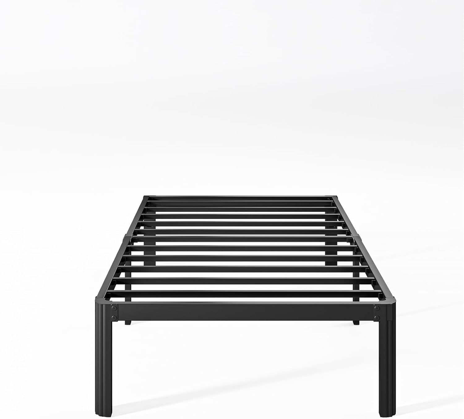 14 inch high twin bed frames no box spring needed metal bed frame twin