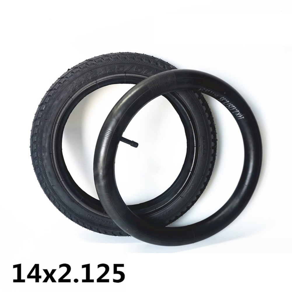 14 Inch Inner Tube and Outer Tire Set for Electric Bikes, 14x2.125 (57