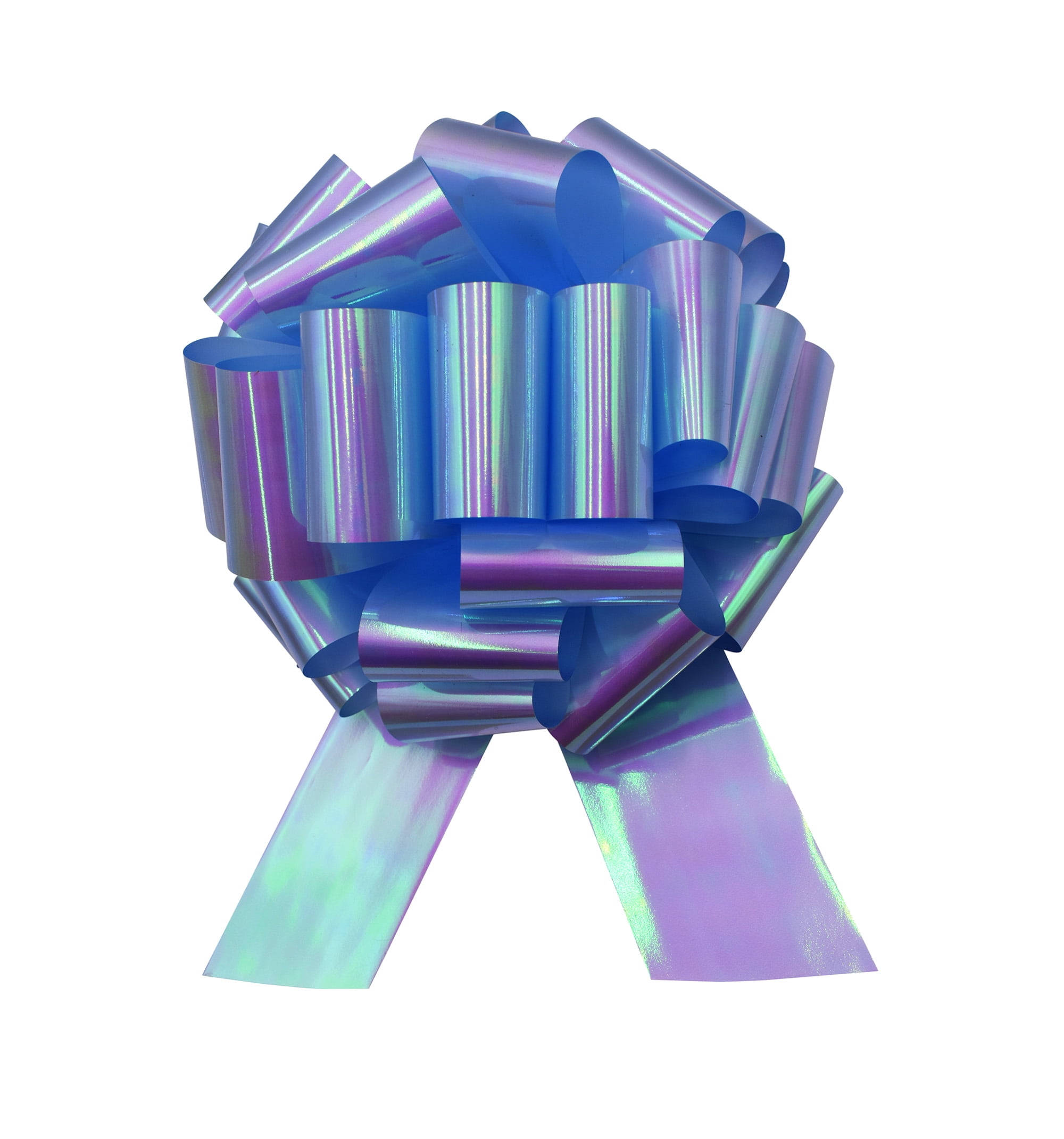 Pull Bow Blue Iridescent Pull Bow Blue Iridescent
