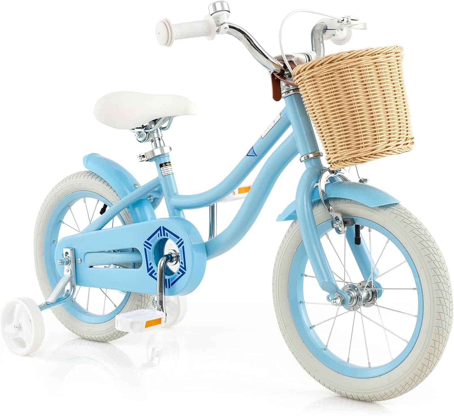 Kids Bike with Adjustable Handlebar and Saddle - 14 Inches