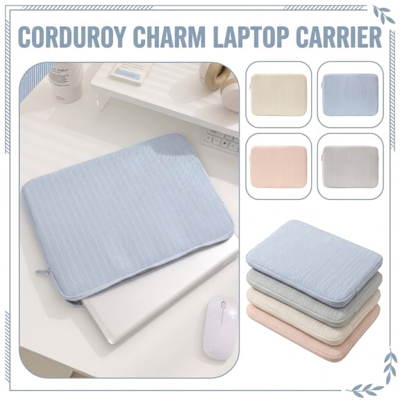 14 Inch Laptop Bag Protective Notebook Carrying Case Crafted with Premium Fabric Ample Space for Daily Supplies for Business Travel Outdoor Commuting Workers Students