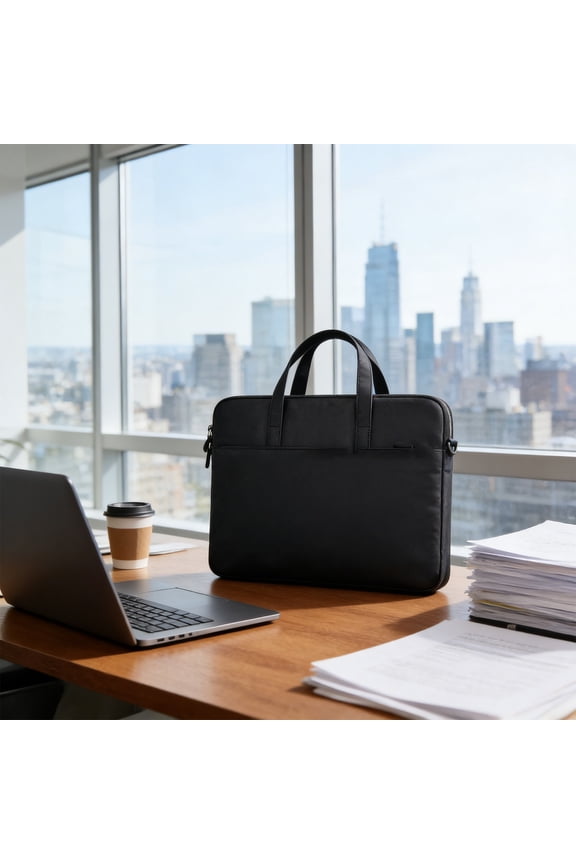 14 Inch Laptop Messenger Bag with Protective Soft Lining and Multiple Compartments, Durable Shoulder Bag for Notebook and Tablet Transport with Comfortable Carry and Organization