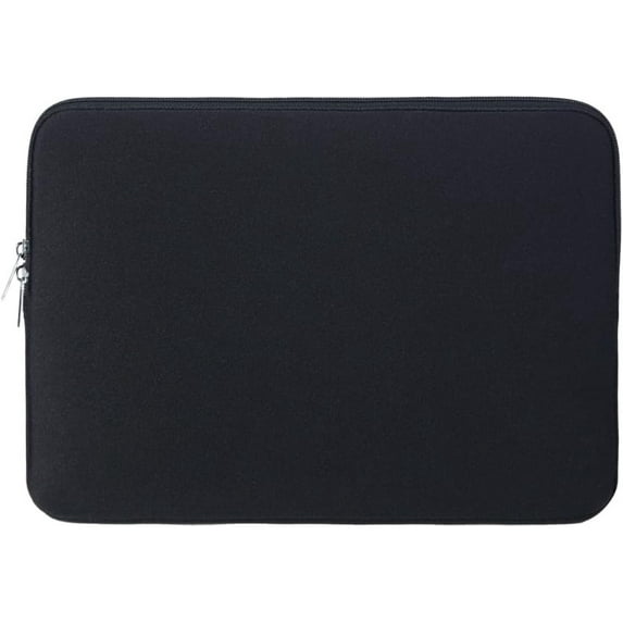 14 Inch Laptop Sleeve Case Protective Soft Padded Zipper Cover Carrying Computer Bag Compatible with 14" Notebook Chromebook Tablet Ultrabook (Black)