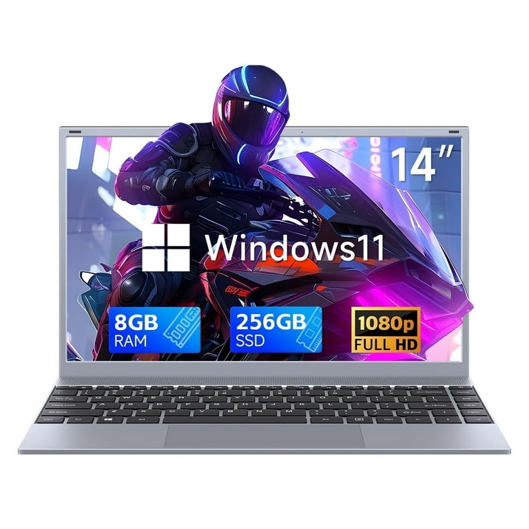 RNRUO 14.1 inch Windows 11 Pro Business Laptop, 8GB RAM, 256GB SSD, 2.64 GHz Intel Pentium J3710, 1920x1080 FHD WiFi 5 BT5.0, Gray RNRUO 14.1 inch Windows 11 Pro Business Laptop, 8GB RAM, 256GB SSD, 2.64 GHz Intel Pentium J3710, 1920x1080 FHD WiFi 5 BT5.0, Gray