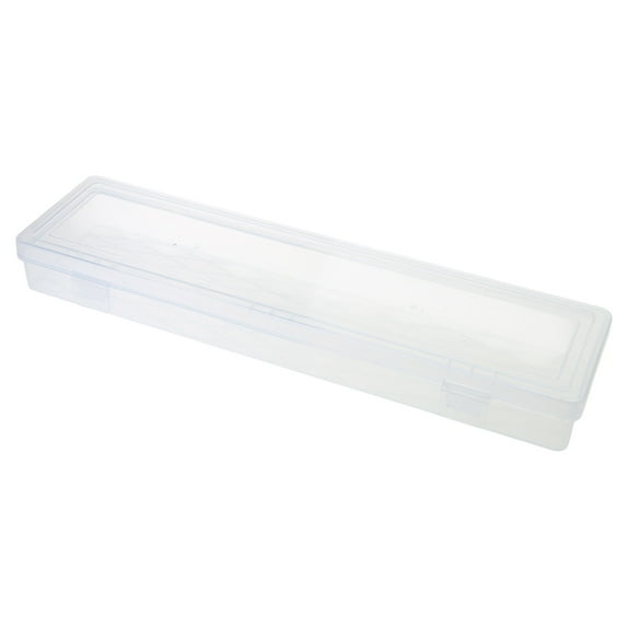 14 Inch Large Capacity Tool Box Transparent Rectangular Long Case Parts Organizers for Efficient Storage and Easy Access