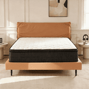 14 inch Queen Size Mattress, Gel Memory Foam Hybrid Mattress, Medium Firm, Bed in a Box, CertiPUR-US Certified, Pressure Relief, Motion Isolation