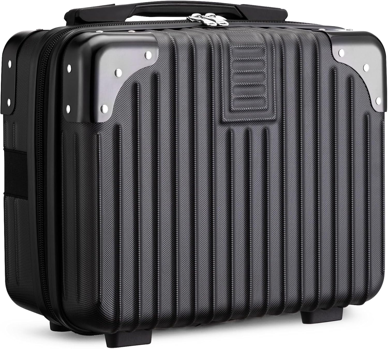 14 Inch Portable Hard Shell Cosmetic Travel Case, Mini Travel Hand ...