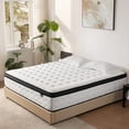thumbnail image 1 of 14 Inch Queen Hybrid Mattress in a Box, Gel Memory Foam & Innerspring Mattress, Medium Firm Bed Mattress with Motion Isolation & Edge Support,Black, 1 of 11