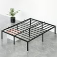 thumbnail image 1 of 14 Inch Queen Size Bed Frame with Storage, Metal Platform Queen Bed Frame, No Box Spring Needed/Steel Slat Support/Easy Assembly(Queen), 1 of 8